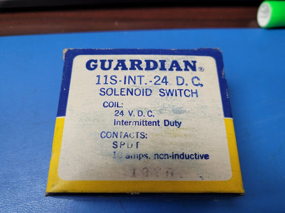 (1PC) 11S-I-24D 11S-INT-24 GUARDIAN SOLENOID SWITCH SPDT 10A  24VDC INTERMITTENT