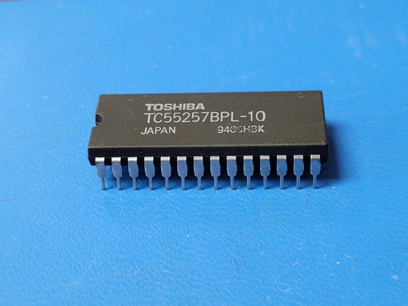 (2 PCS) TC55257BPL-10 OR TC55257CPL-10 Standard SRAM, 32KX8, 100ns, CMOS, PDIP28