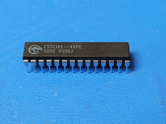 (2 PCS) CY7C185-45PC CYPRESS Standard SRAM, 8KX8, 45ns, CMOS, PDIP28