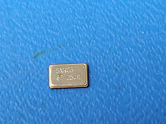 (10) S5032A-25.000MHZ SMD type Crystal 25.000MHz, -/+30ppm, 5.0 X 3.2 X 0.80 mm
