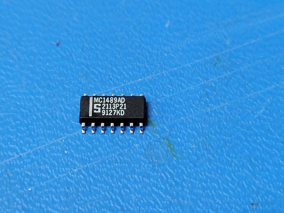 (10 PCS) MC1489AD SIGNETICS 0/4 Receiver RS232 14-SOIC