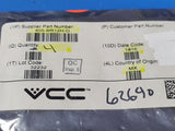 (4 PCS) 405-BR12H-O VCC Single Color LED, Red, Diffused, 5.1mm ROHS