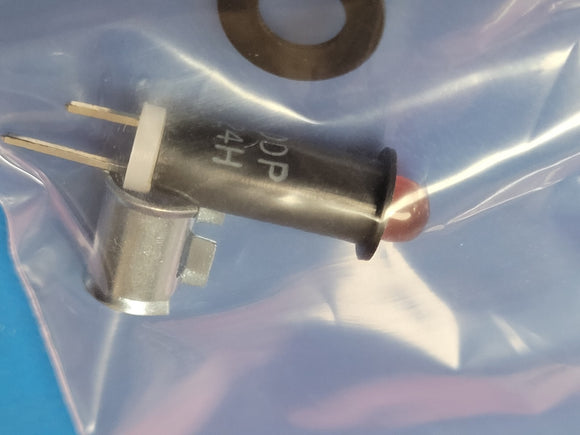 (2 PCS) 405-BR24H-O VCC LED Panel Indicator Red 60° 24V 17mA PC Pin ROHS