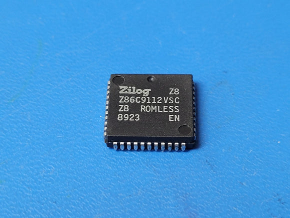 (1PC) Z86C9112VSC ZILOG Microcontroller, 8-Bit, Z8 CPU, 12MHz, CMOS, PLCC-44