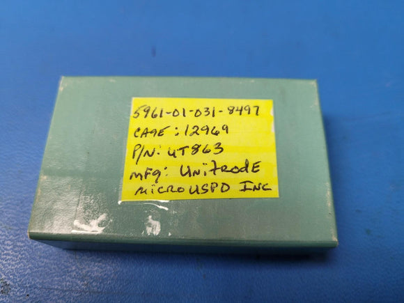 (100 pc) 5961-01-031-8497 (UT863) Semiconductor Device, Diode Silver Leads Axial