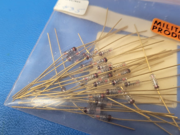 (1 PC) JANTX1N4131 MOT Zener Diode, 75V 5%, 0.25W, Silicon, Unidirectional DO-7