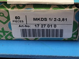 (5 PCS) 1727010 PHOENIX CONTACT Fixed Terminal Blocks 2P 3.81mm 90DEG
