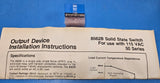 8562B-6501 Photoelectric Sensors OUTPUT DEVICE,115VAC P/N 106424 w/Instructions