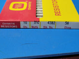 (10 pcs) OHMITE Res Wirewound 56 Ohm 3W Axial stock # 4382