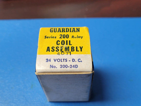 (1 PC) GUARDIAN 200-24D COIL ASSEMBLY 24VDC