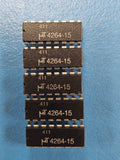 (2 PCS) MT4264-15 MICRON Page Mode DRAM, 64KX1, 150ns, MOS, PDIP16