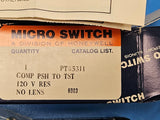 PTW5313 Microswitch Pilot Light 120V Green Indicator PTW5311