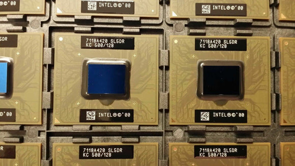 (10 PC) KC80526LL500128 INTEL 32-BIT, 500MHz, MICROPROCESSOR, PBGA495