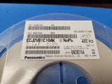 (25 PCS) ECJ-2VB1C104K PANASONIC MLCC CAP CER 0.1UF 16V X7R 0805 ROHS
