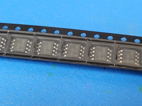 (2 PCS) BTS3410G Buffer/Inverter Based Peripheral Driver 2 Driver 7.5A MOS SOP8