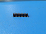 (2PC) SD-110-G-22 SAMTEC 20 POS .100" Double Row Screw Machine Socket Strip GOLD