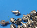 (4PCS) New Metal RCA Plugs Shorting Style for Vintage Tube Amplifier #3501