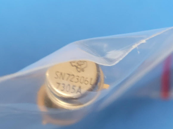 (1 PC) SN72306L TI Comparator, 1 Func, BIPolar, MBCY8 METAL CAN 8 PIN GOLD