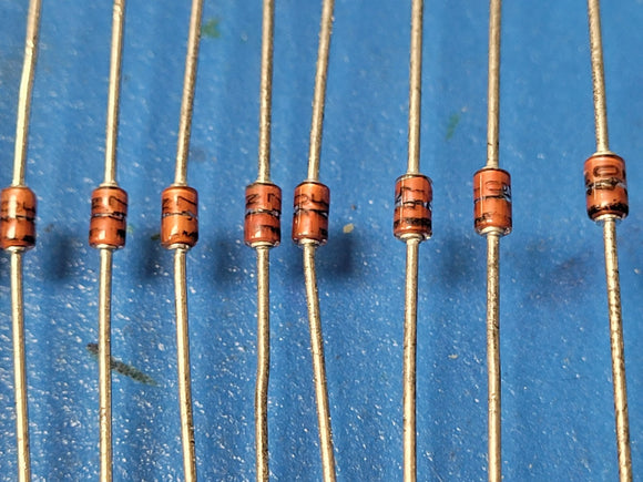 (25 PCS) 1N4730 FSC Zener Diodes 3.9V 1W ZEN
