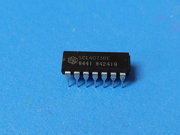 (2 PCS) SCL4073BE SSS AND Gate, CMOS, PDIP14