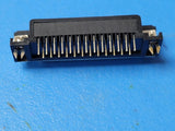 (10) G17C2500132EU AMPHENOL D-sub 25 Pin Right Angle PCB Mount Female Connector