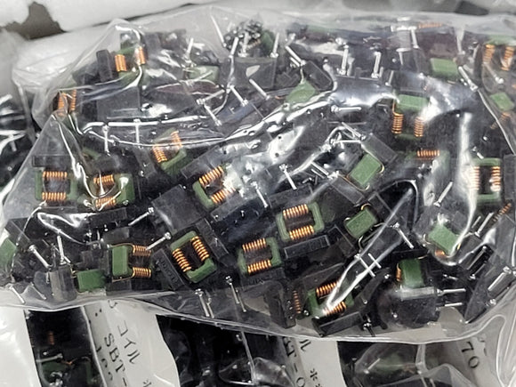(100 PCS) SBT-0308W TOKIN Ind Common Mode 6.75uH 100KHz 3A Pin Bulk Coil 4p Dip