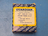 (1) 1240-2C-120A Guardian Medium Power Relay 120VAC 60Hz 10A Non-Inductive
