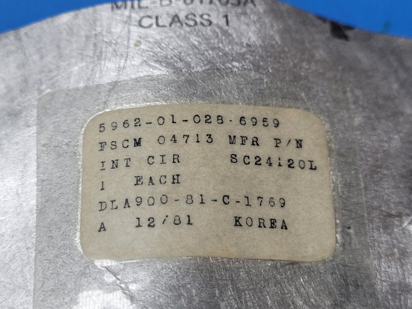 (1 PC) 5962-01-028-6959(SC24120L) Microcircuit, Digital