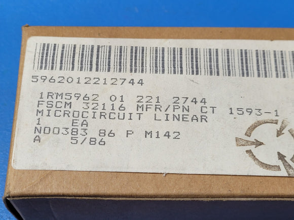 (1 PC) 5962-01-221-2744(CT1593-1) Microcircuit Linear