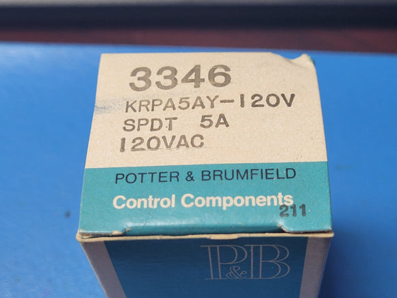 (1 PC) KRPA-5AY-120 P&B General Purpose Relays SPDT 5A 120VAC