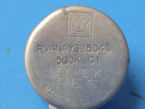 (1 PC) RV4NAYSB504A (5905-00-542-8058) Potentiometer 500K Ohm Variable Resistor