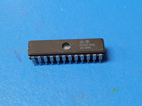 (2 PCS) TMS27C291-35JL TI UVPROM, 2KX8, 35ns, CMOS, CDIP24 SHORT LEADS