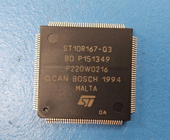 (1PC) ST10R167-Q3 MCU 16-bit ST10 CISC/RISC ROMLess 5V 144-Pin PQFP
