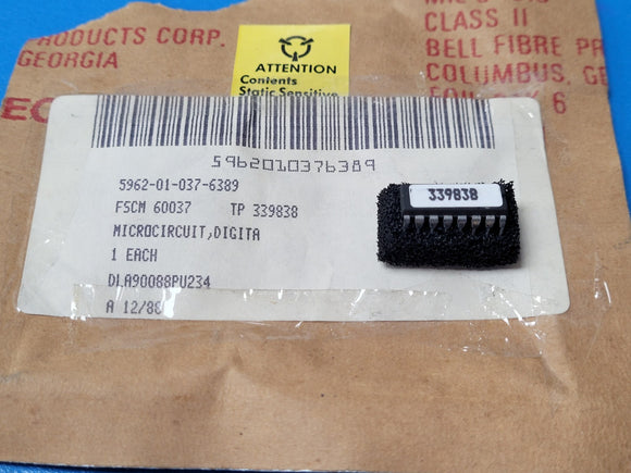 (1 PC) 5962-01-037-6389 P/N M339838 MICROCIRCUIT DIGITAL