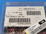 (25PC) KSFI0M01250SH Soft Actuated Tactile Switch SPST 7.4 x 7.4mm with THT pins