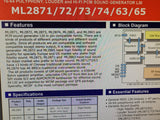 (10 PCS) ML2871 OKI 16-64 POLYPHONY, LOUDER & HI-FI PCM SOUNG GENERATOR