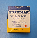 10-C-120A Guardian Solenoid 120VAC 60Hz Continuous Cycle