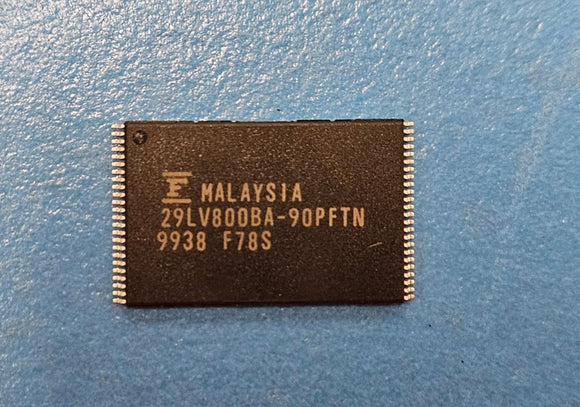 (2 PCS) MBM29LV800BA-90PFTN Fujitsu Flash, 512KX16, 90ns TSOP44
