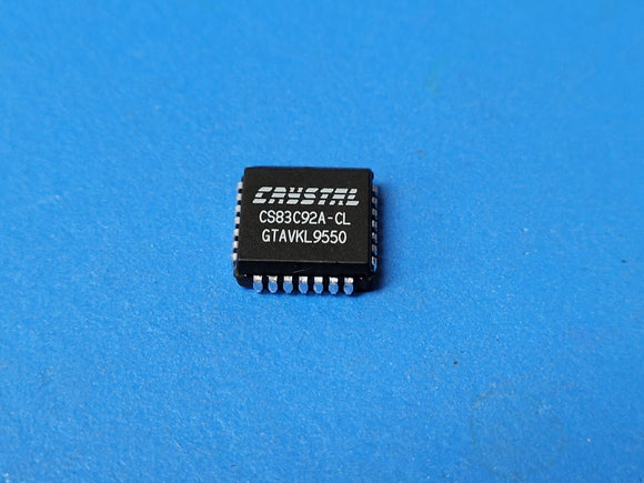 (1 PC) CS83C92A-CL CRYSTAL SEMI Ethernet Transceiver, 1-Trnsvr, CMOS, PLCC-28