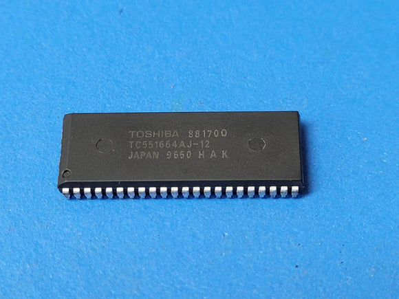 (1 PC) TC551664AJ-12 TOSHIBA Cache SRAM, 128KX8, 12ns, CMOS, SOJ-44