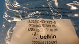 (150 PCS) Belkin Cables A3l791-03-wht-s 3ft Cat5e White Snagless Rj45 M/m Patch