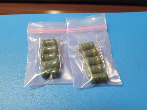 (10 PCS) 06333-2 JW MILLER INDUCTORS COILS CHOKES FILTERS 1 KHz, 60 MH, 50 Ohm