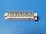 (35 PCS)  C/2048MP-C1A-0.8/1 DIN 48-pin 3 ROW RIGHT ANGLE MALE GOLD PINS ROHS