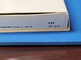 (35 PCS)  C/2048MP-C1A-0.8/1 DIN 48-pin 3 ROW RIGHT ANGLE MALE GOLD PINS ROHS