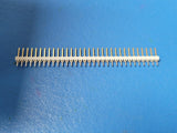 (10 PCS) PMH6-1X32 CONN MALE HEADER, STRAIGHT SINGLE ROW, 32 PINS BREAKAWAY