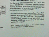 (2 PCS) KM49C512BLJ-7 SAMSUNG Fast Page DRAM 512KX9 70ns CMOS SOJ-28