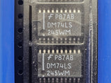 (10PCS) DM74LS245WM FSC Bus Transceiver Oct 3-STATE NON-INVERT 5.25V 20-SOIC