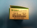 (10PCS) FLQ015 or FLQ15, LITTELFUSE  0FLQ015.T  FUSE, 15A, 500V, SLOW BLOW