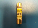 (10PCS) FLQ015 or FLQ15, LITTELFUSE  0FLQ015.T  FUSE, 15A, 500V, SLOW BLOW