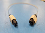 MPO 12 UPC / MPO 12 TPCG / T0.32M 12" Male to Female Fiber Cable
